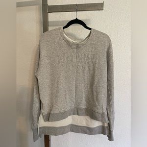 VICTORIA SPORT GRAY CREWNECK